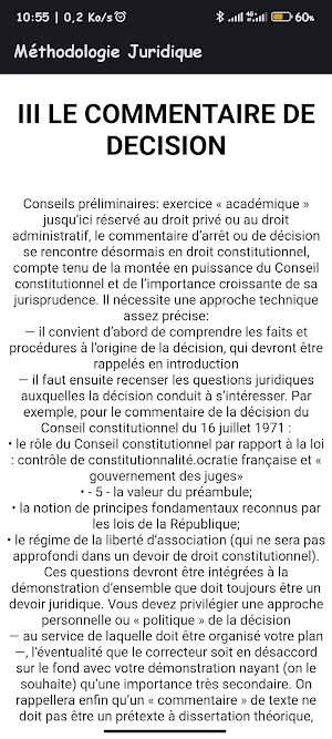 Méthodologie Juridique Screenshot 1