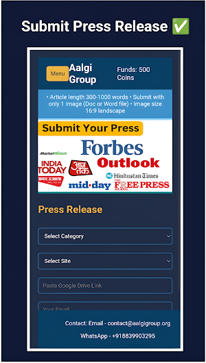 Aalgi Group - Press Release Screenshot 3