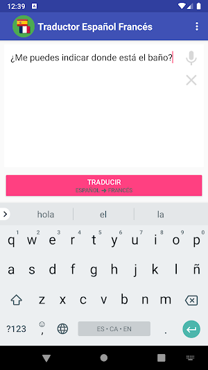 Traductor Español Frances Screenshot 1
