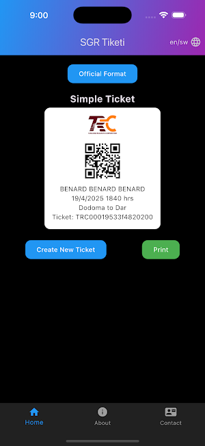 SGR SMS Tiketi Screenshot 3