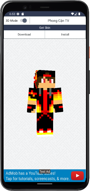 Phong Cận Tv Skins Minecraft Screenshot 2