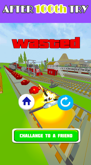 Naughty Bomb:Ninja Train Games Screenshot 3