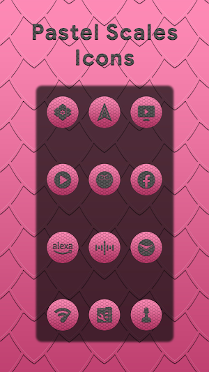 Scales Gray On Pink Icons Screenshot 3