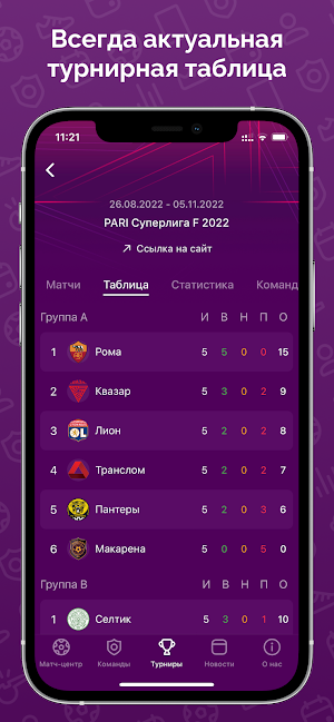 ЛИГА F Screenshot 1