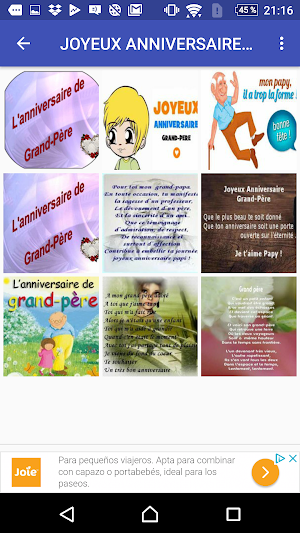 JOYEUX ANNIVERSAIRE GRAND-PÈRE Screenshot 1