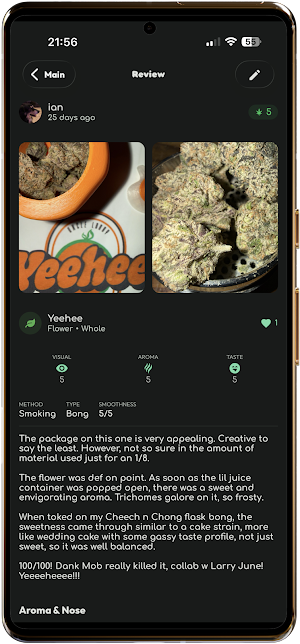 GREENT: Cannabis Strain Log Screenshot 1