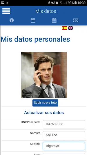 Burpadel Reservas Screenshot 2