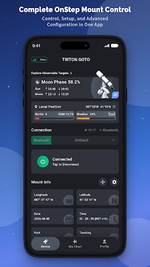 ONSTEP Telescope: TRITON GOTO Screenshot 0