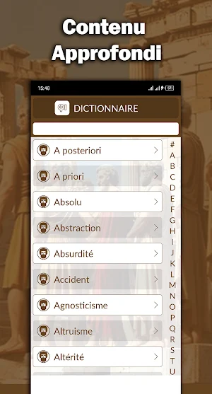 Dictionnaire Philosophique Screenshot 1