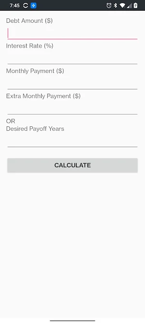 Debt Calculator Screenshot 0