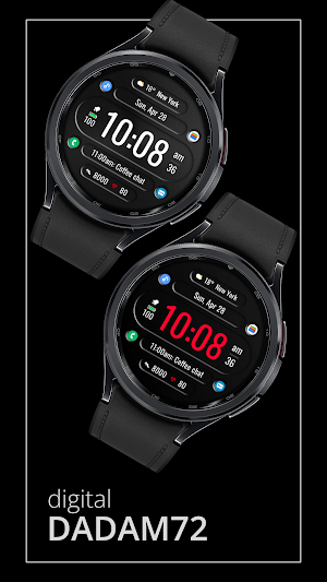 DADAM72 Digital Watch Face Screenshot 0