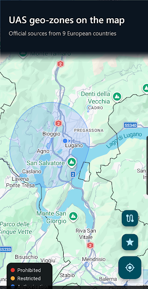 RAD-TI DroneScout: UAS Zones screenshot 1