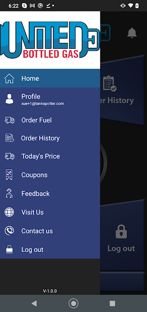 United Bottled Gas Screenshot 2