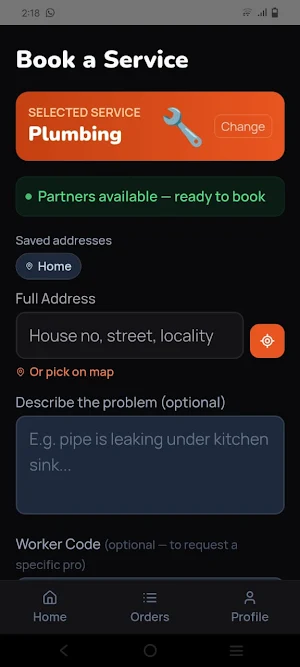 Getmypro: Hire Local Experts Screenshot 3