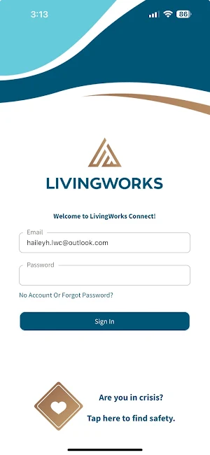 LivingWorks Connect Screenshot 0