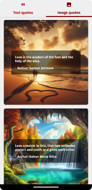 Love Quotes And Messages Screenshot 2