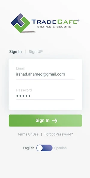 TradeCafé Screenshot 2
