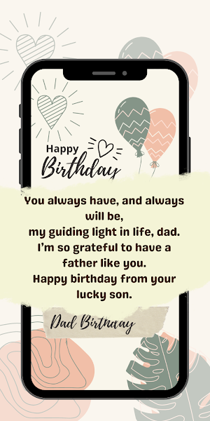Happy Birthday Wishes For Dad Screenshot 0