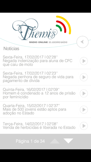 Rádio Themis TJ RS Screenshot 1