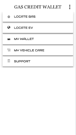 GAS CREDIT WALLET Screenshot 0
