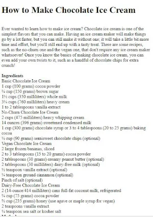 Ice Cream Recipes Guide Screenshot 1