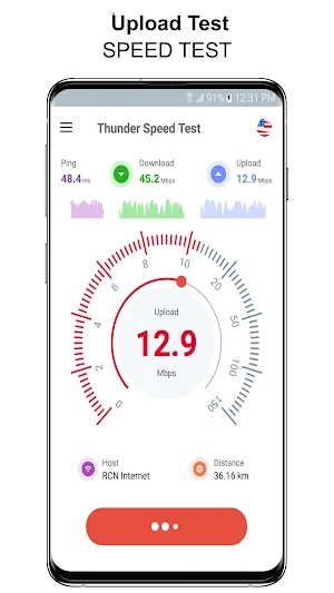 Thunder Speed Test - Internet Speed Meter Screenshot 3