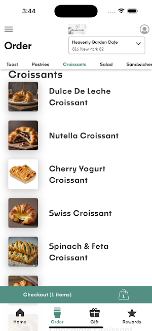 Heavenly Garden Cafe Screenshot 2