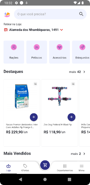 Patas e Pelos Pet Store Screenshot 0