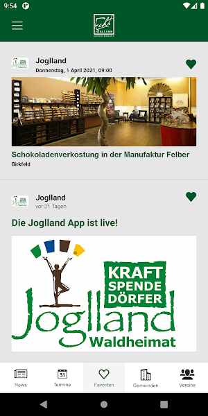 Joglland App Screenshot 1