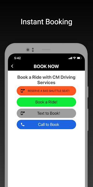 CM Driving Services Screenshot 3