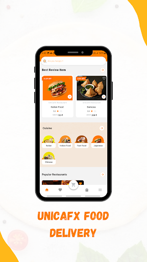 UniCafX: Food Delivery Screenshot 1