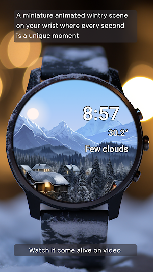Winter Adventure Watch Face Screenshot 1