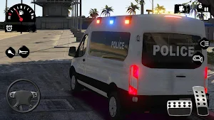 Police Van Crime Chase - Police Bus Games 2021 Screenshot 1