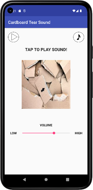 Cardboard Tear Sound Screenshot 0