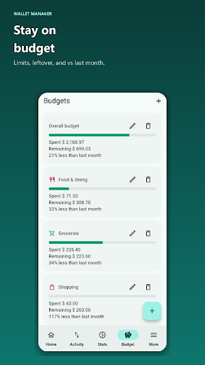 wallet manager Screenshot 3