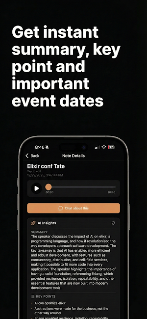 Viska: Local AI Meeting Notes Screenshot 3