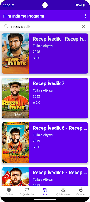 Film İndirme Programı Screenshot 1
