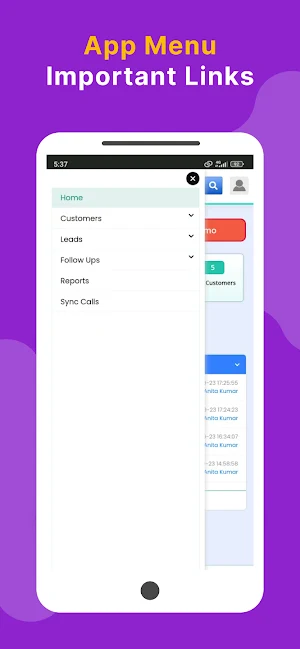 CRM@WEBLINK Screenshot 3