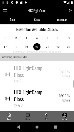 HTX FightCamp Screenshot 1