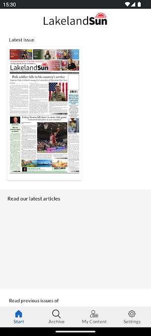 The Lakeland Sun Screenshot 0