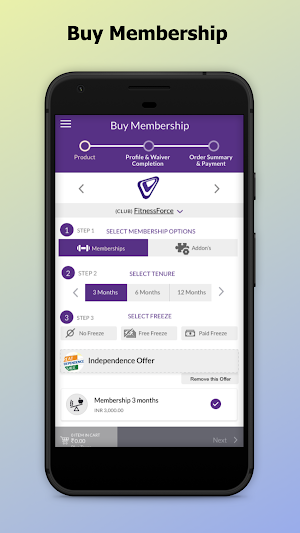 FF Member App Screenshot 2
