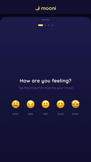 mooni - moon & mood tracker Screenshot 2