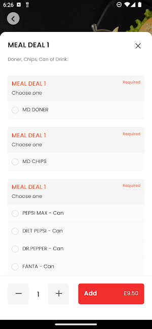 Blaze Takeaway Screenshot 2