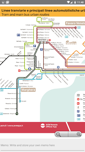 VENICE BUS TRAM WATERBORNE MAP Screenshot 3