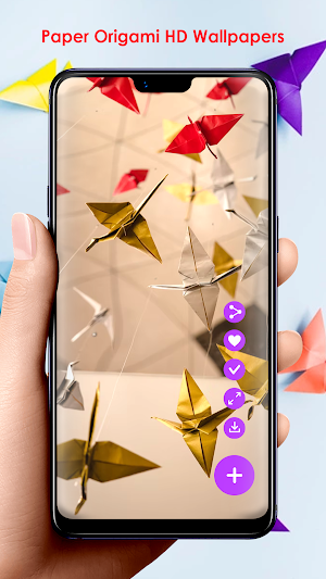 Paper Origami HD Wallpapers Screenshot 1