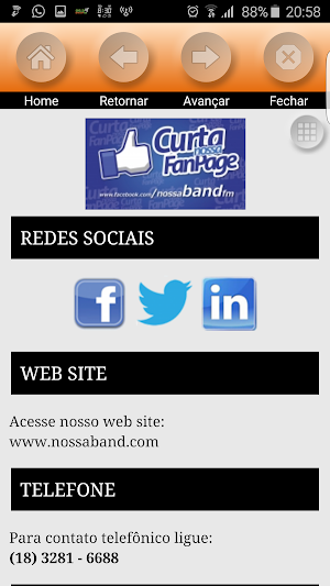 NOSSABAND.COM Screenshot 3