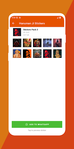Hanuman Ji Stickers WA Screenshot 1