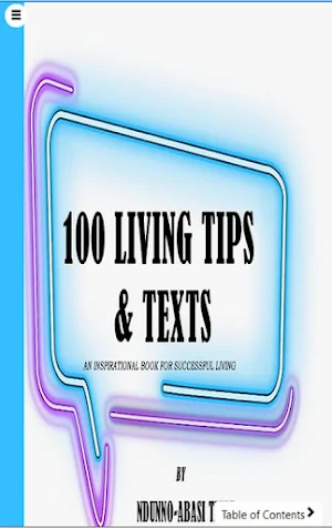 100 Living Tips and Texts Screenshot 0