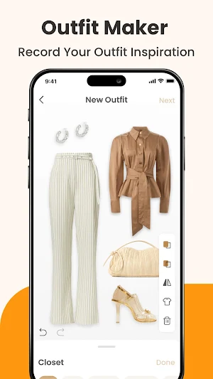Dressy: Closet & Outfit Maker Screenshot 1