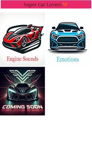 Supecar Lovers: Engine Sounds Screenshot 1